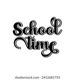 back to school good luck school quote motivation apparel vector design