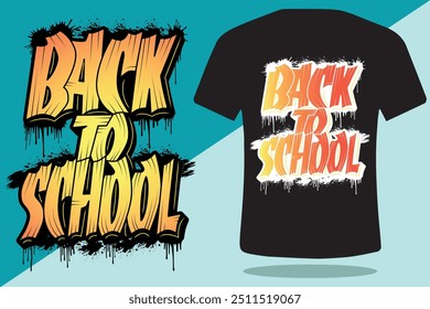 Back to school Graphite t shirt design