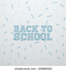Back to School greeting Card Template