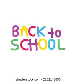 Zurück zur Schule, handgezeichnete Illustration 