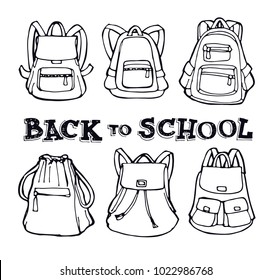 Back to school - hand drawn doodle