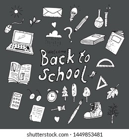 Back to School, Hand Drawn Veectors