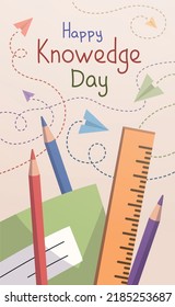 Back to school, happy start of the school year - Vector illustration
