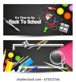 Back to School headers or banners