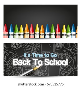 Back to School headers or banners