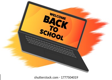 Back to School holiday concept. Template for background, banner, card, poster with text inscription. Vector EPS10 illustration