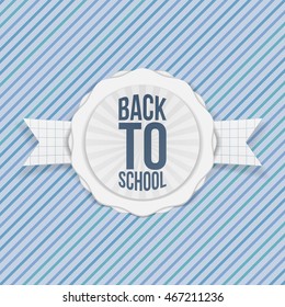 Back to School Holiday Emblem