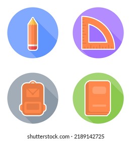 Back To School Icon Design
