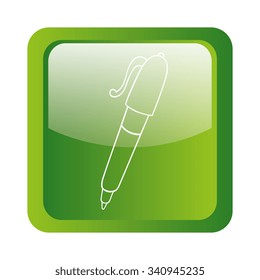 Back to school icon graphic design, vector illustration clip art
