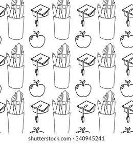 Back to school icon graphic design, vector illustration clip art
