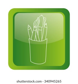 Back to school icon graphic design, vector illustration clip art