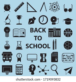 Back To School Icon Set