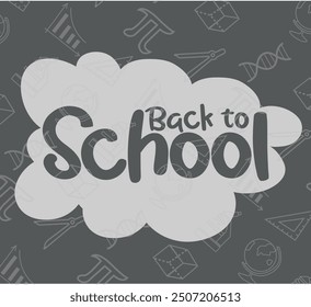 Back to school icon set. Back to school icons and backgrounds vector illustration