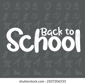 Back to school icon set. Back to school icons and backgrounds vector illustration