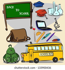 Back to school icon stroke version 2