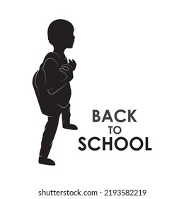 Icono de Volver a la escuela. diseño de símbolos de ilustración vectorial.