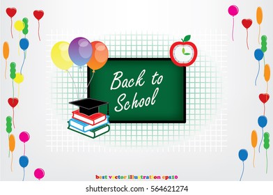 Back to School icon vector illustration eps10