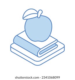 Zurück zur Schule Symbol, Vektorgrafik.