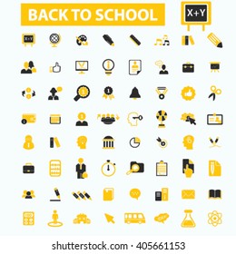 back to school icons
