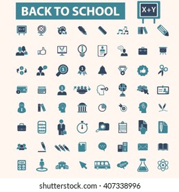 back to school icons
