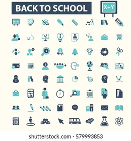 back to school icons