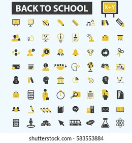 volver a los iconos de la escuela