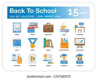 Back To School
Icons Set. UI Pixel Perfect Well-crafted Vector Thin Line Icons. The illustrations are a vector.