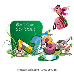 back to school idea for kids numbers