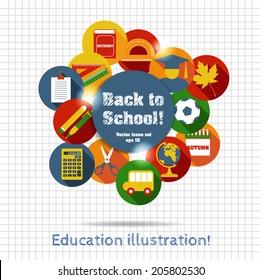 Back to school illustration