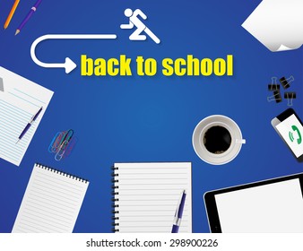 back to school illustration