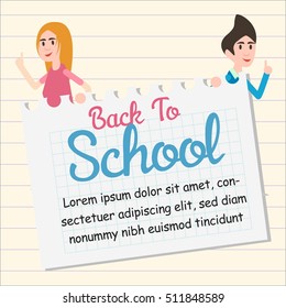 Back to school illustration
