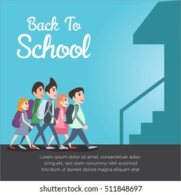 Back to school illustration
