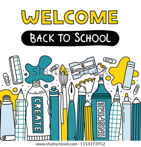 Back to school illustration