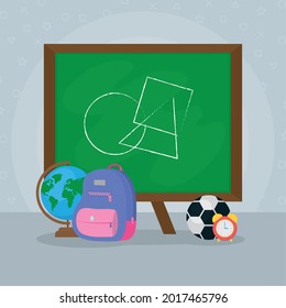Zurück zur Schulgrafik mit Tafel