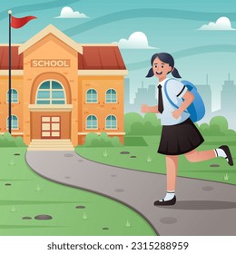 Volver al diseño de la ilustración escolar