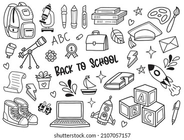 back to school illustration Vector for banner, poster, flyer