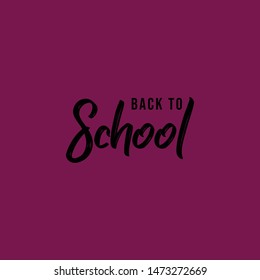 Back to School Illustration Vector, Design for Banner, Greeting Cards or Print