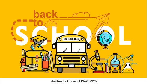 Back To School, Infographic And Poster