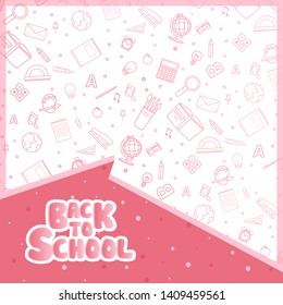 Back to school information page. Education template of flyer, magazines, posters, book cover, banner. Exam infographic concept background. Layout illustration template pages with typography text