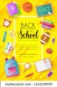 Back to school information pages set. Education template of flyer, magazines, posters, book cover, banner. Exam infographic concept background. Layout illustration template pages with typography 