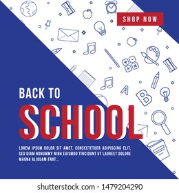 Back to school information pages set. Education template of flyer, magazines, posters, book cover, banner. Exam infographic concept background. Layout illustration template pages with typography text
