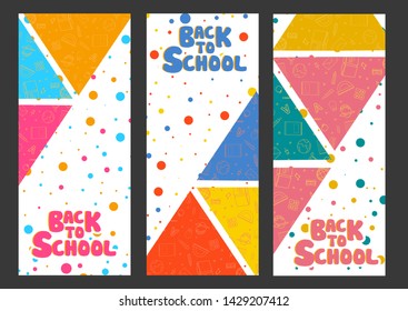 Back to school information poster .Education template of flyer, magazines, posters, book cover, banner. Exam infographic concept background. Layout illustration template pages with typography text.