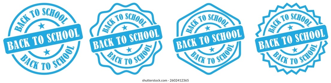  Back to School inside, vector illustration. Back to school icons. Studies after the holidays. Back to School Quality Original Stamp Design Vector. Back to School Badge Vector. Admission Stamp 