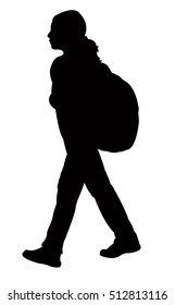 back to school kid silhouette 
