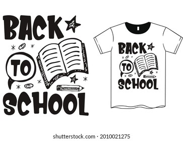 Back to School Kid T-Shirt Designs For Kindergarten School 