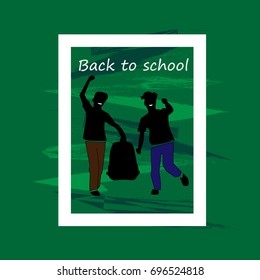 Back to school. Kids.