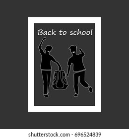 Back to school. Kids.
