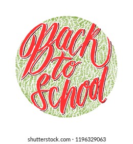 back to school lettering 