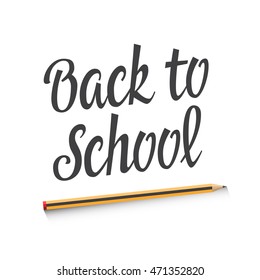 Back To School Lettering