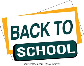 Back to school lettering  books, pencils and apple over chalkboard background